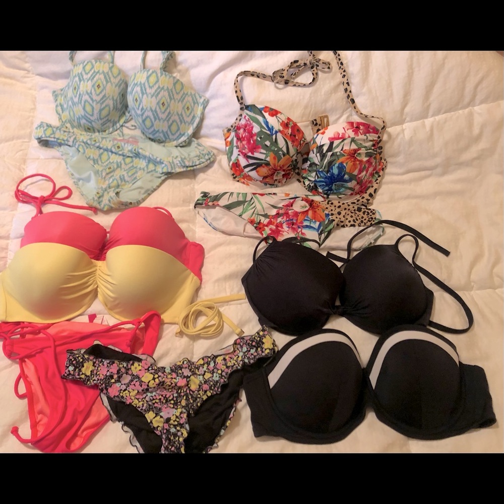 LOT of Victoria’s Secret swimwear. 34 DD. S/M